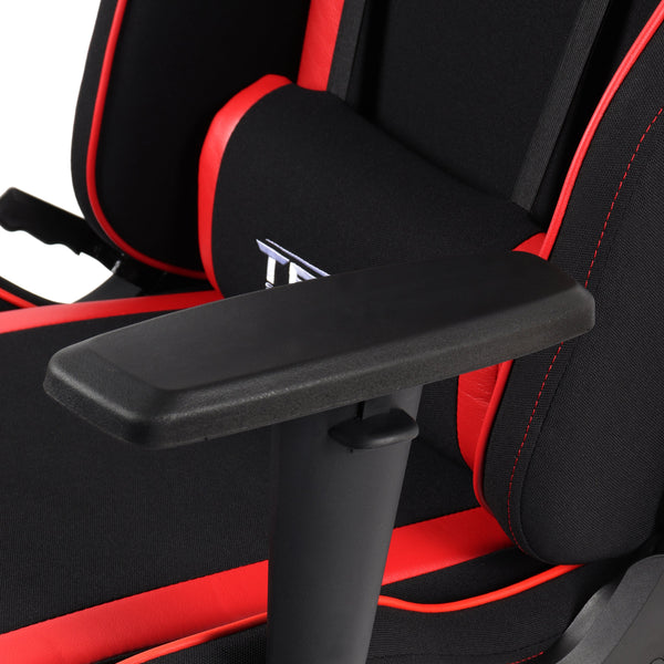 Techni Sport TSF-71 Fabric and PU Office-PC Gaming Chair,Red